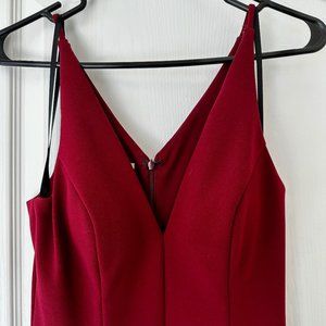 BHLDN Burgundy Maxi Dress